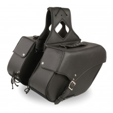 MEDIUM ZIP-OFF SINGLE STRAP PVC THROW OVER SADDLE BAG