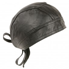 UNISEX PREMIUM LEATHER LIGHT LINED SKULL CAP