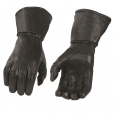 MEN’S DEERSKIN LEATHER THERMAL LINED GAUNTLET  GLOVE