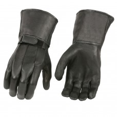 MEN’S DEERSKIN UNLINED POLICE STYLE GAUNTLET  GLOVE