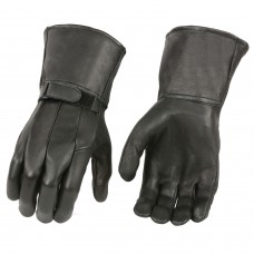 MEN’S DEERSKIN THERMAL LINED POLICE STYLE  GAUNTLET GLOVE