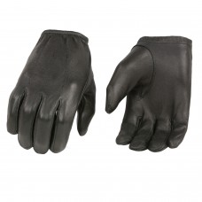 MEN’S DEERSKIN LEATHER UNLINED SHORT WRISTED  POLICE GLOVE