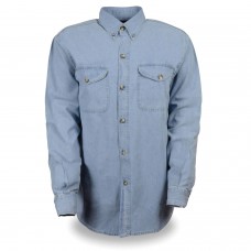 Men’s Blue Lightweight Full Sleeve Denim Shirt