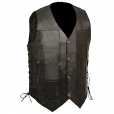 Men's 10 Pocket Side Lace Vest