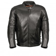 Men's Side Lace Vented Scooter Jacket