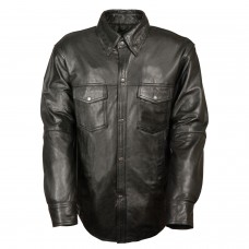 Men's Lightweight Leather Shirt