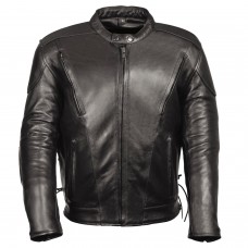 Men's Side Lace Vented Scooter Jacket