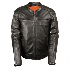 Men's Quilted Pattern Triple Vent Scooter Jacket