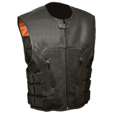 Men's SWAT Style Zipper Front Vest