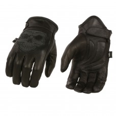 Men’s Premium Leather Short Wrist Gel Palm Driving Glove