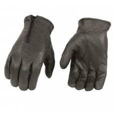 MEN’S UNLINED PREMIUM LEATHER BLACK DRIVING  GLOVE