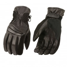 MEN’S PREMIUM LEATHER UNLINED PADDED RIDING  GLOVE