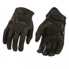 Men’s Premium Leather Perforated Riding Glove