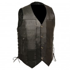 Men's 10 Pocket Side Lace Vest