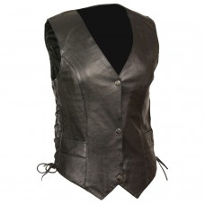 Ladies Classic Side Lace Vest