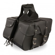 ZIP-OFF PVC EXTENDED FLAP THROW OVER SADDLE BAG