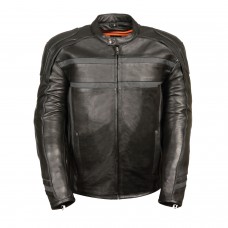 Men's Reflective Band & Piping Scooter Jacket